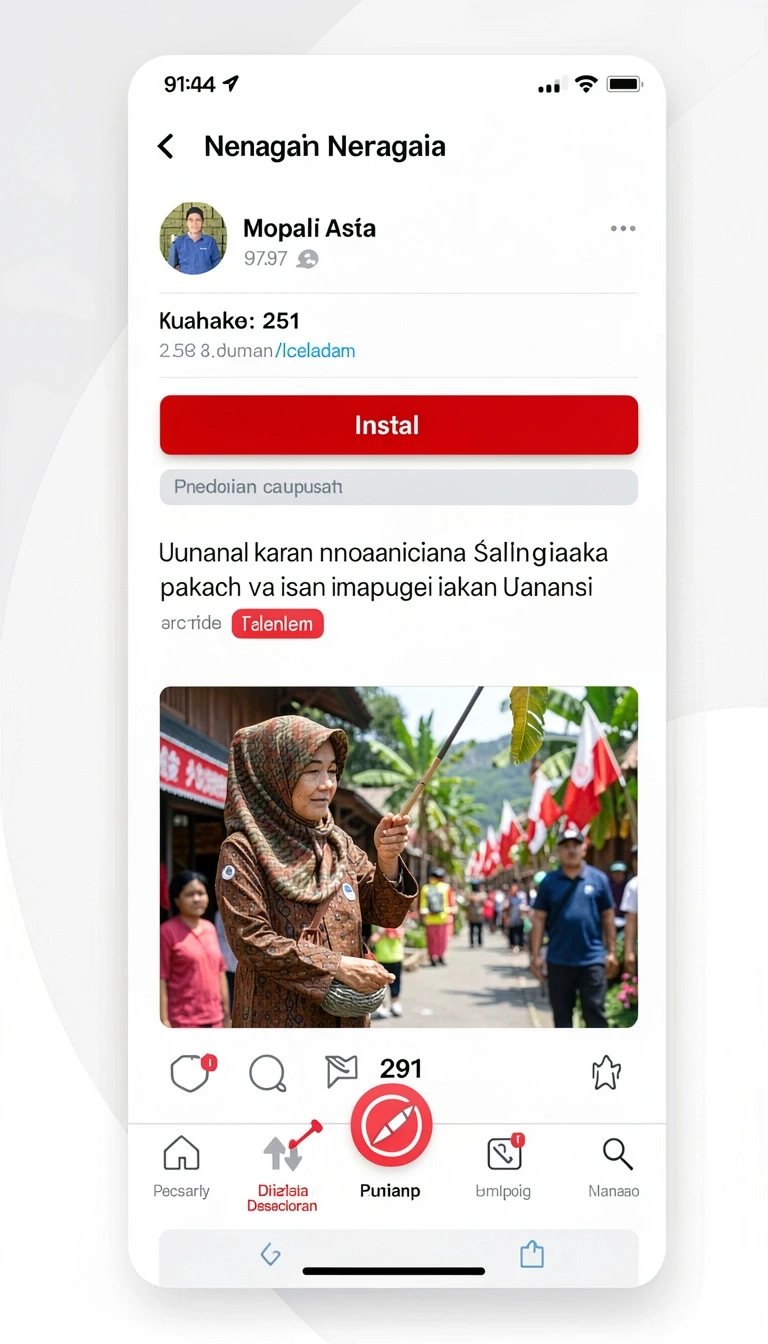 Tampilan Download ormastoto APK untuk Android